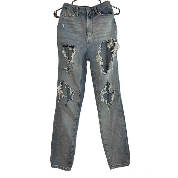 BDG Distressed Mom High Rise Jean size 24 - Picture 2 of 7
